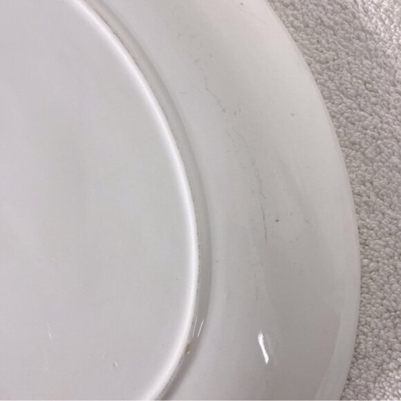 Vintage Cassandra Hostess Tableware MCM Brown Orange Floral Print Oval Platter - Picture 10 of 12